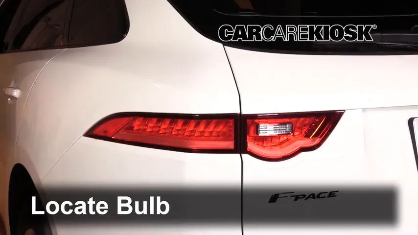 2020 Jaguar F-Pace Premium 2.0L 4 Cyl. Turbo Sport Utility (4 Door) Lights Brake Light (replace bulb)